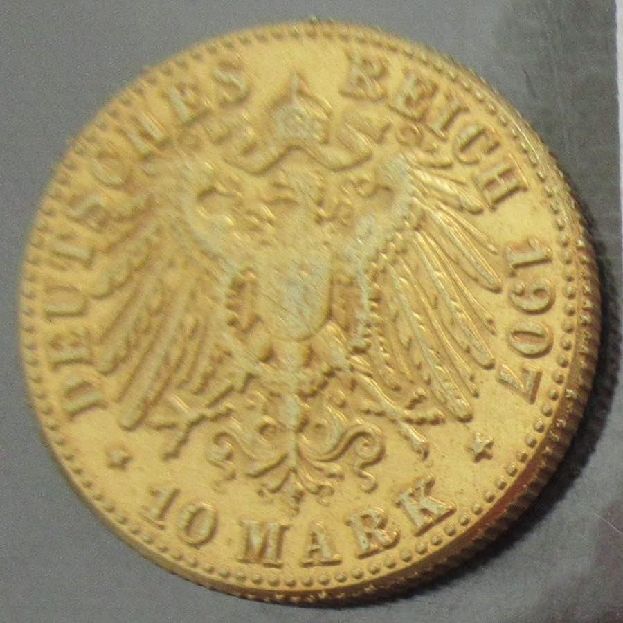 10 германски марки 1902-1907 година. 6 Чуждестранни Копия Медни Възпоменателни монети