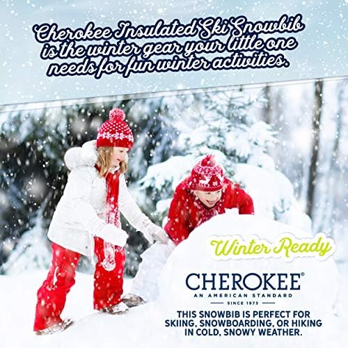 Зимен гащеризон Cherokee Baby За деца – Изолирана Ски Панталони За Момичета и момчета, Гащеризон (2-4 години)