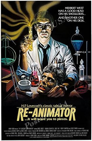 Плакати на САЩ, Плакат на филма Реаниматор С ГЛАНЦ Reanimator - FIL941 (24 x 36 (61 cm x 91,5 см))