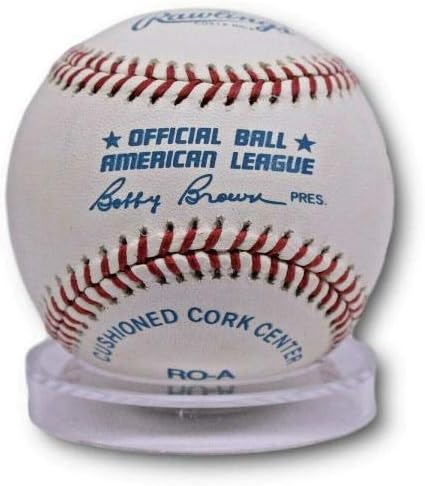 Джеф Хасон С Автограф На Изложението Бейзболни топки Rangers Rockies BB15 62899 - Бейзболни топки с Автографи