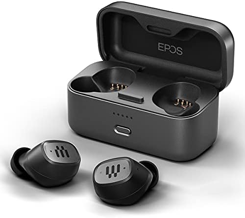 Хибридни безжични слушалки слот EPOS GTW 270, Bluetooth и USB-C, закрит дизайн с шумопотискане, Два микрофона, Ергономична