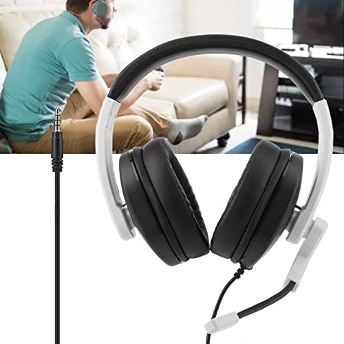 Жични слушалки Hosi, кабел слот за слушалки 3.5 мм с микрофон за игри, които подхлъзване.