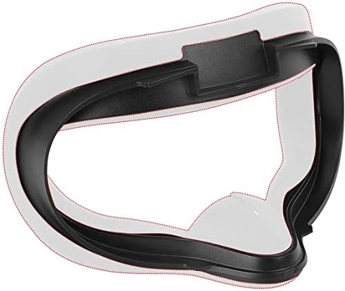 Аксесоари ANSIPPF за защитно своята практика Oculus Quest 2 VR за лице, 2 бр (бяло + черно), висококачествен силикон, който
