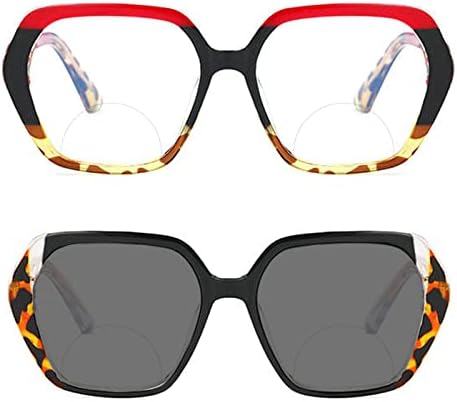 2 елемента Фотохромичните Котешко Око Бифокални Очила за Четене за Жени Модни Преливащи Компютърни Лупи За Четене