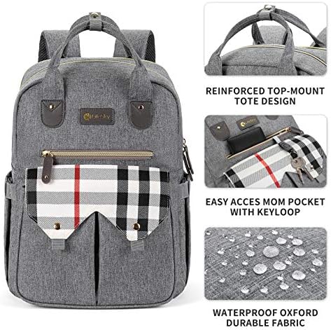 Раница-чанта за памперси LIFE SKY, с Големи Многофункционални Детски Чанти, Водоустойчиви Торбички за Памперси за пътуване,