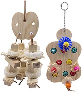 JYDQM Bird ChewToys Играчки за дъвчене и ухапване Папагали, Подходяща за папагали, Малък и среден размер