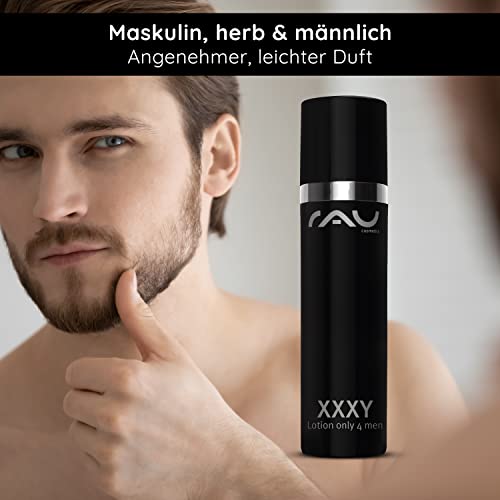 RAU XXXY Лосион Only 4 Men (1,7 oz) - анти-ейдж крем за лице за мъже - успокояващ и снимающий дразнене лосион за мъже