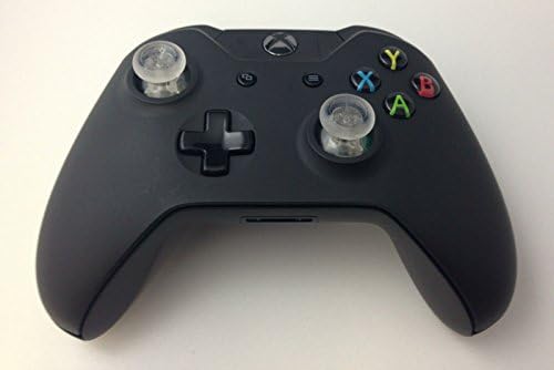 Gametown Аналогов Джойстик Thumbstick Thumb Stick за игрален контролер на Microsoft Xbox One 2 бр. Прозрачни Бели.
