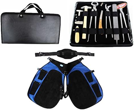 Набор от инструменти за грижа за предходната година ковач на CHALLENGER от 8 части и чанта за носене престилка 984K02