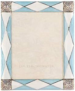 Рамка Jay Strongwater Argyle 3 x 4, Бледо-синьо