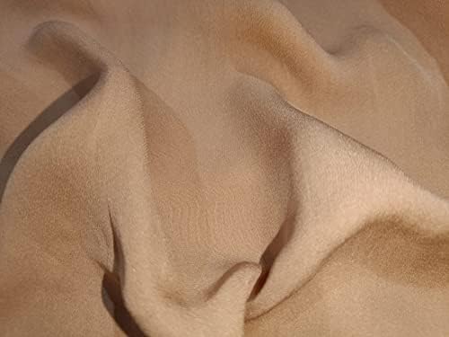 Коприна тъкани от жоржета, цвят на кожата 23,81 мм /90 грама, ширина 54 ярд