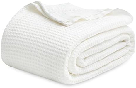 Одеяла Bedsure от памук размер Queen Size за легла - 405 гориво, Одеяла с вафельным переплетением за лятото,