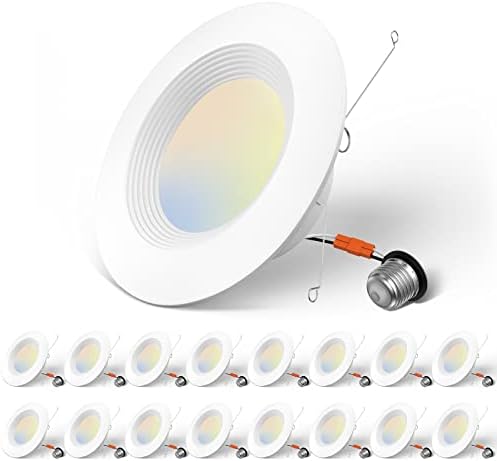 Встраиваемое led осветление Amico 5/6 см 3CCT LED, 16 бр, с регулируема яркост, номинална мощност IC и Damp, 12,5