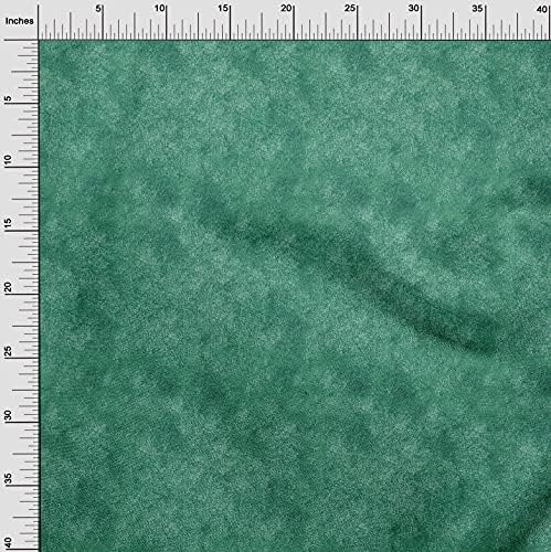 oneOone Структура на тъкан от полиестер и ликра зелен цвят, плат за капитониране плат с принтом в парцела на