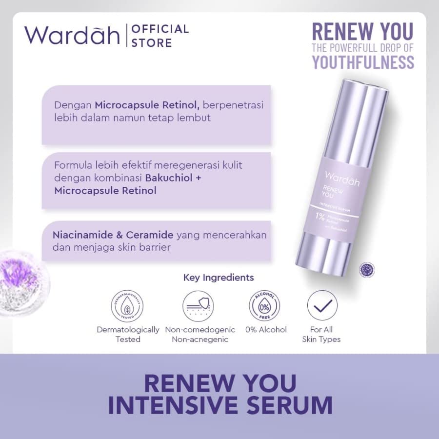 MG WARDAH ReYou Intensive Serum 17 мл - Серум, в състава на която влизат повече от 10 активни съставки