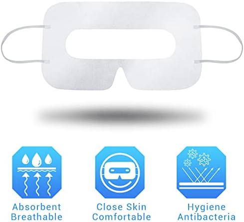 200 Броя за Еднократна употреба VR-Маска За Лице, Дишаща Маска за очи от Нетъкан текстил VR, Хигиенична VR-Маска,