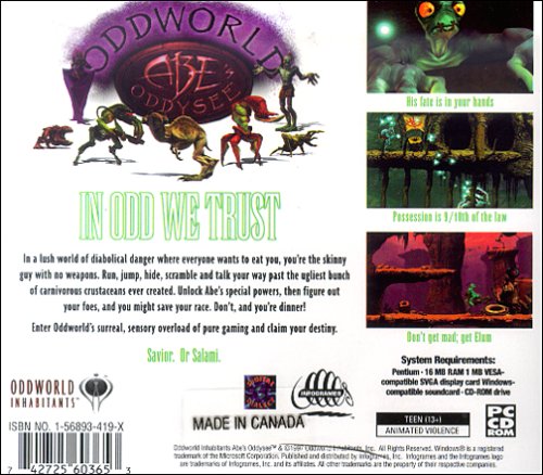 Oddworld: Странно визия Эйба (Калъф за бижута) - PC