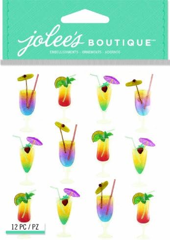 Обемни Стикери за бутик Jolee's, Повтарящи Напитки