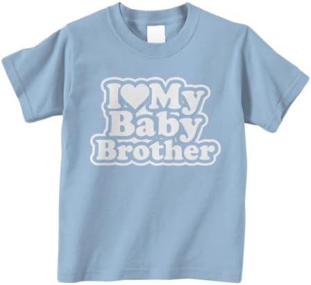 Тениска за новородени бебета/деца Threadrock Little Boys 'I Love My Baby Brother
