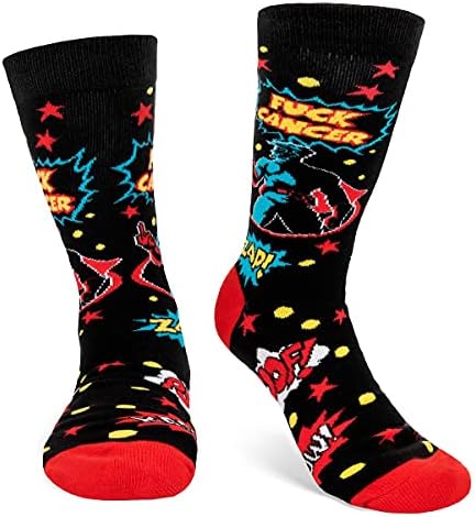 Чорапи Beat Cancer - Подарък за Тези, които са имали рак или е бил на химиотерапия - За мъже и жени