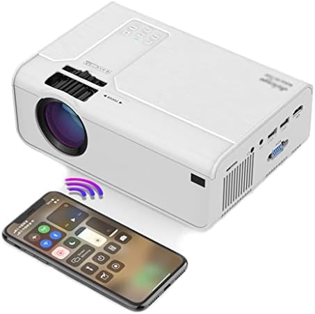 Мини проектор CXDTBH T4 3600 Лумена С поддръжка на Full 1080P LED Proyector с голям екран, Преносим за домашно кино Smart