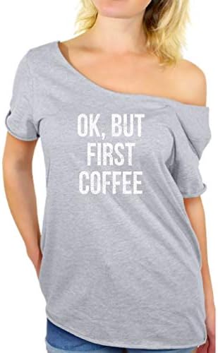 Неудобни Стилове В ред, Но първо Кофейно-бели Блузи С открити рамене, Тениска + Bookmark