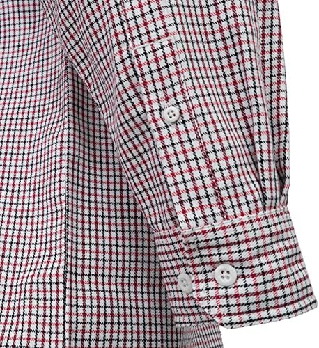 Ризи VANLENS FR за Мъже в Клетка с Принтом, Леки Заваръчни Ризи, Пожароустойчива Риза CAT2
