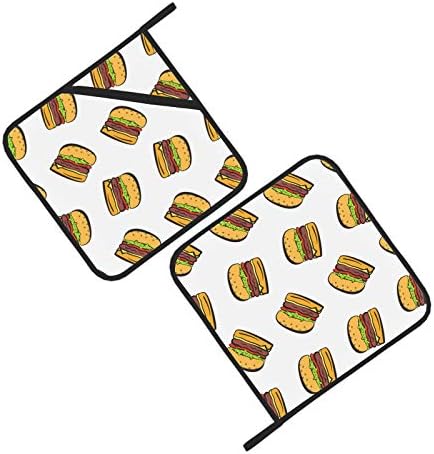 Кухненски ръкавици за Сандвичи с Хубав Модел от Картун за Кухня, Топлоустойчиви кухненски ръкавици, 2 бр., Топлоустойчиви