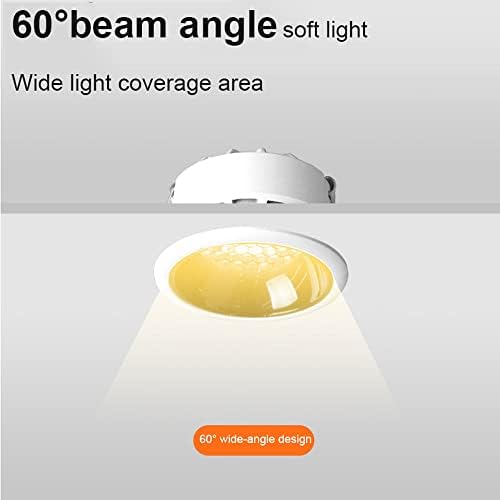 WLBHWL 4 Комплекта на вградените led осветление 3,3 /3,9 инча, Мобилен led лампа 7 W/12 W, Избран от 3000 До/4000