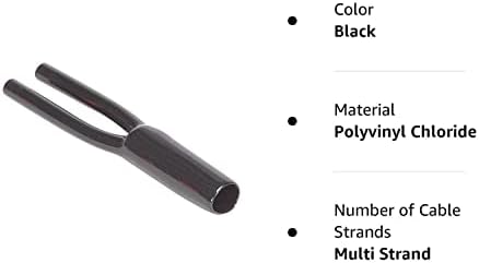 Резервни части за експресна-кабел, 8 мм, 2-проводниковый, черен (опаковка от 10 броя)