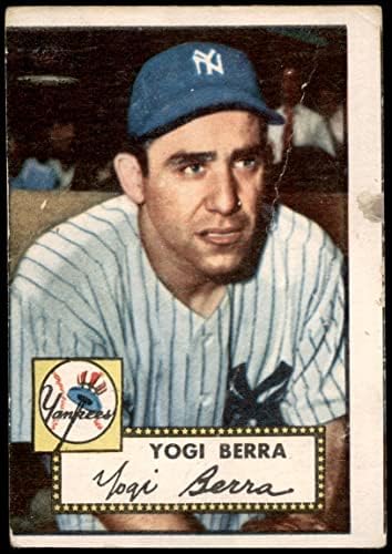 1952 Topps 191 Йога Берра Ню Йорк Янкис (Бейзболна картичка) ЛОШ Янкис