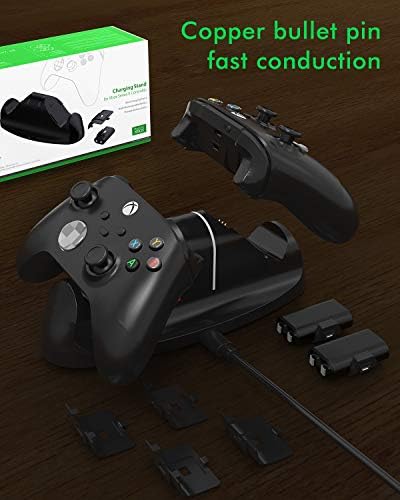 Зарядно устройство за контролер за Xbox One/Xbox Series X|S, Батерия, контролер OLCLSS за Xbox Series X|S/Xbox One/Xbox One