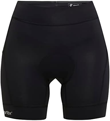 Дамски шорти за бягане SportBR, Компресия бермуди, къси Панталони за жени със защита UPF 50, Шорти С висока талия