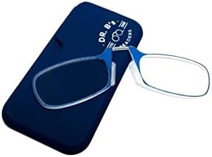 Очила за четене с защемлением носа DR. B ' s Readers с футляром За мъже и Жени (diopters от + 1.00 до + 3,00)
