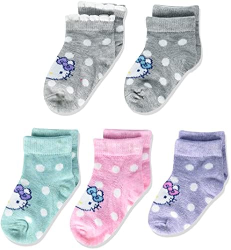 Hello Kitty и бебе-чорапи за малки момичета в 5 Опаковки