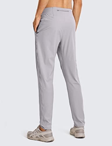 Мъжки Спортни Панталони CRZ YOGA 4-Way Stretch с джобове 30 инча - Удобни Спортни Панталони За бягане във фитнеса,