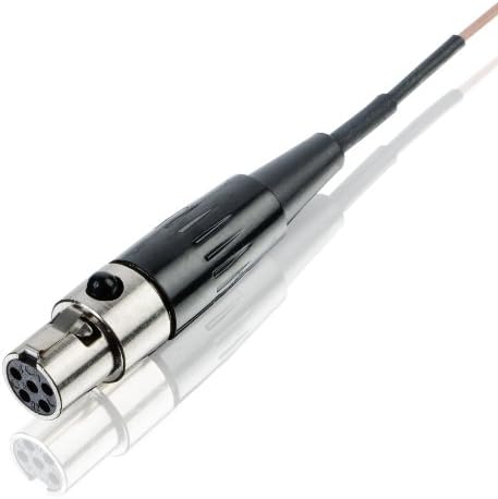 Countryman E6DW6B2AW Пружинистые слушалки E6 насочени действия с 2 мм кабел за предавателя, Audio Technica (черен)