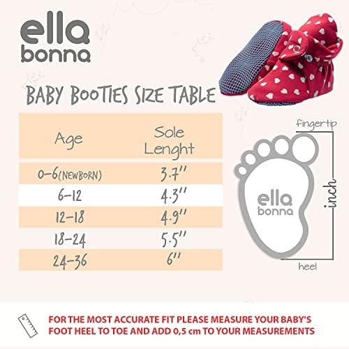 Детски Обувки Ella Bonna от Органичен Памук, Нескользящие, Подметка, Не се Плъзгат, Детски Обувки, Домашни Чехли за Малки