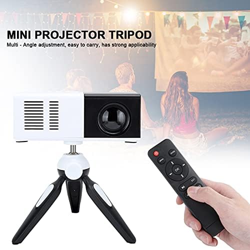 Преносим видео проектор със статив, Проектор за домашно кино с мощност 1800 Lm 1920 X 1080P, прожекционен дисплей