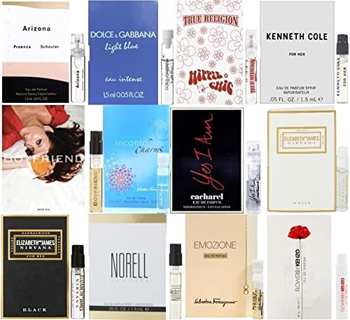 12 Женската Колекция от най-Добрите Дизайнерски Проби Аромати, Най-Продаваните Луксозни Флакони за парфюми Висок клас