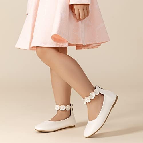 Модела обувки Trary за Момичета с Каишка на щиколотке, балет апартаменти с цветя Модел за Момичета, Обувки Mary
