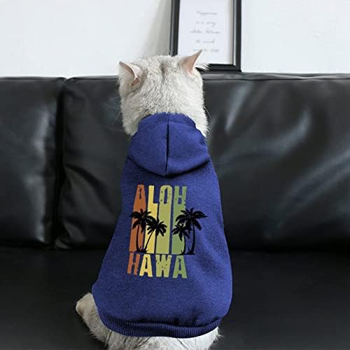 Aloha Hawaii Дрехи за кучета в Ретро стил, За да Сърфирате, Зимни Блузи за Домашни Любимци, Меки и Топли Блузи за