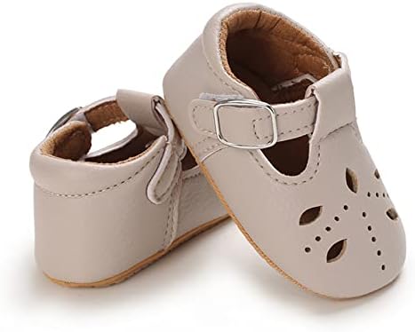GAISUMMI/Обувки за малки момичета; Детски обувки на равна подметка В стил Мери Джейн; Нескользящие Сандали с мека Подметка;