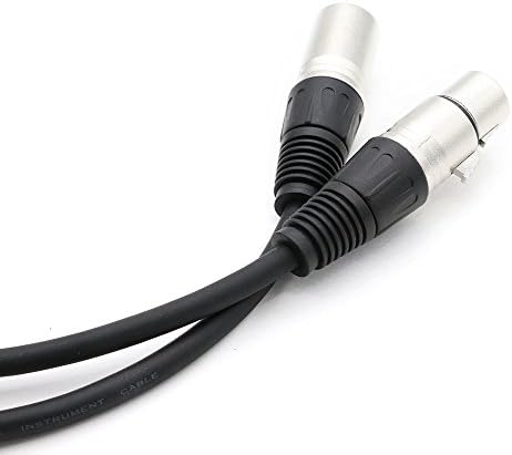 Акустичен кабел Dremake XLR Male-XLR Female, 3-пинов Пластир кабел Pro Audio, Mic, Защитен и балансиран Микрофон, кабел