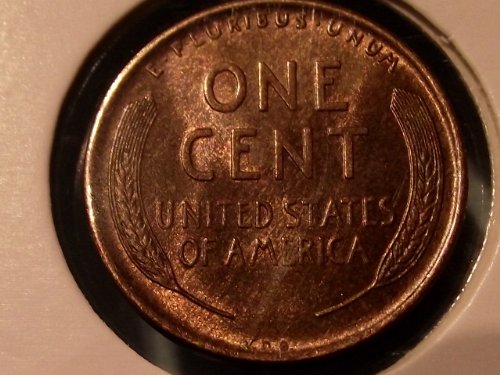 Монета 1909 VDB Пени Ms Rd/Bn