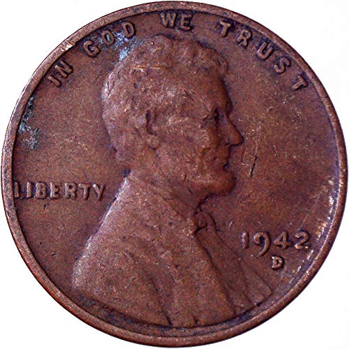 Панаир на 1942 г. D Lincoln Wheat Cent 1C