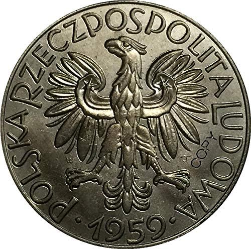 Полски Никелови монети 1959 г. 29 мм