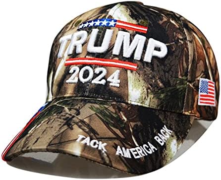 Бейзболна шапка BATULNY 2024 Тръмп Hat Campaign Rally Так America с Бродерия Отзад, Регулируемо Камуфляжная бейзболна шапка