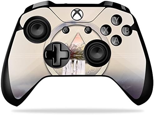Корица MightySkins, съвместима с контролер на Microsoft Xbox One X - Водопад | Защитно, здрава и уникална Vinyl стикер