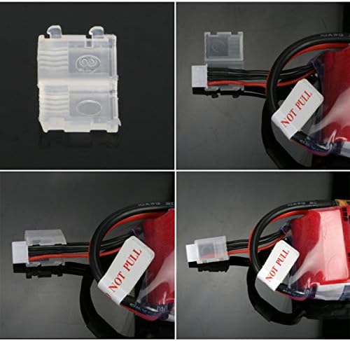 E-изключителен 10-Опаковъчен скоба за стягане на АБ от Полипропиленови пластмаса AB Battery Balance Plug Saver за 4S